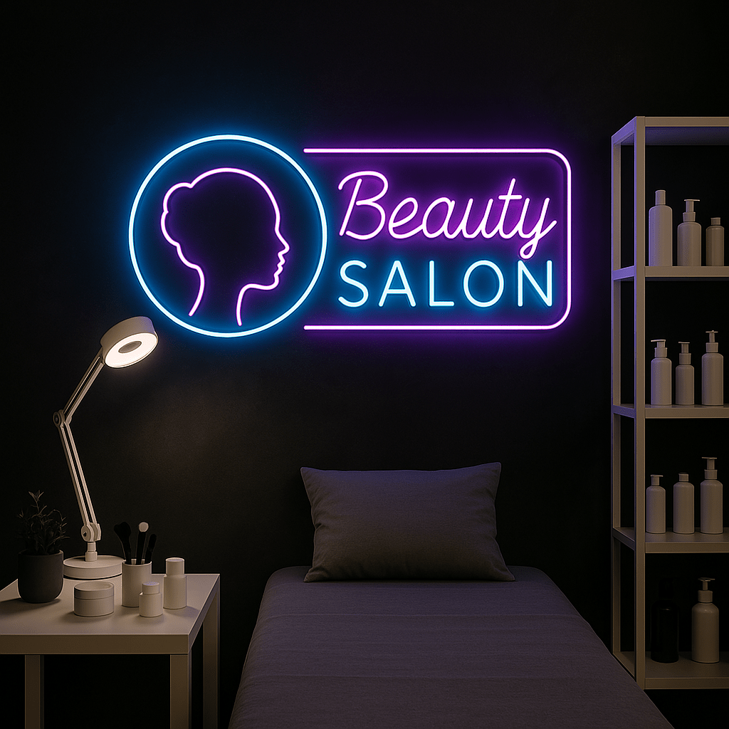 Beauty Nail & Hair Salon Signs